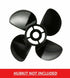 Fit Solas Nemesis 14 x 21 8M0055536 4 Blade Propeller OMC Model 800 King Cobra 9513-140-21