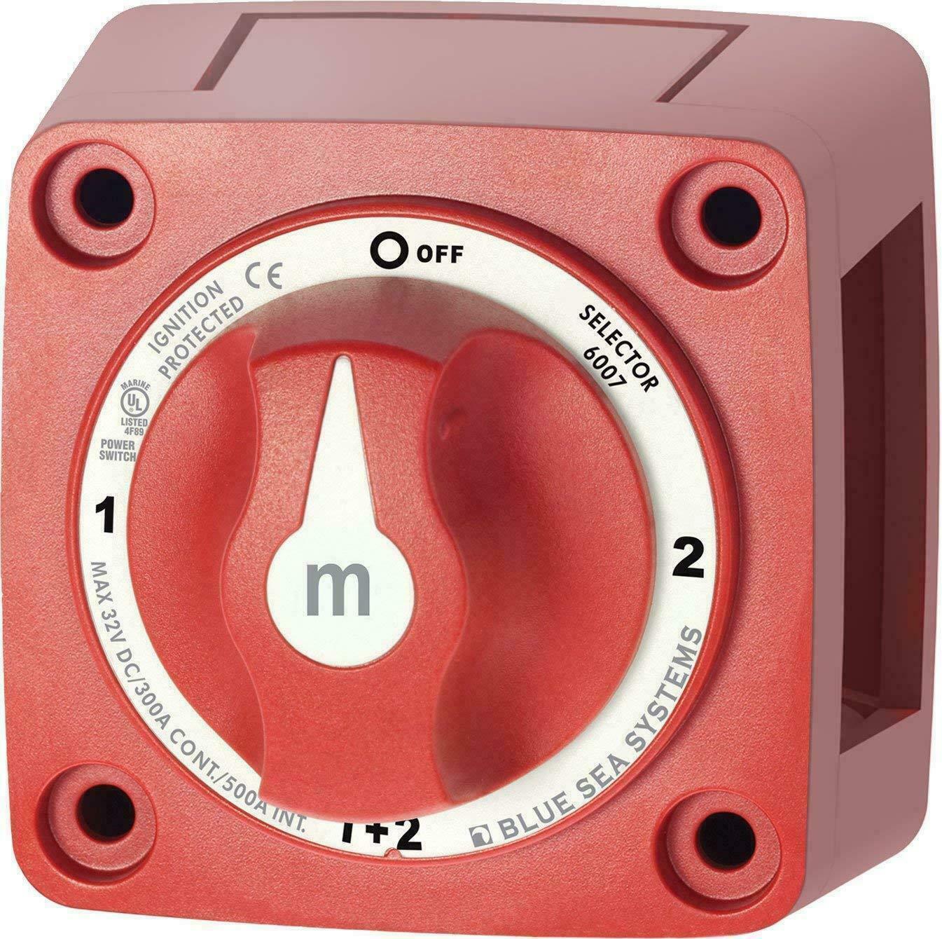 Blue Sea 6007 Dual Battery Switch Selector  Style