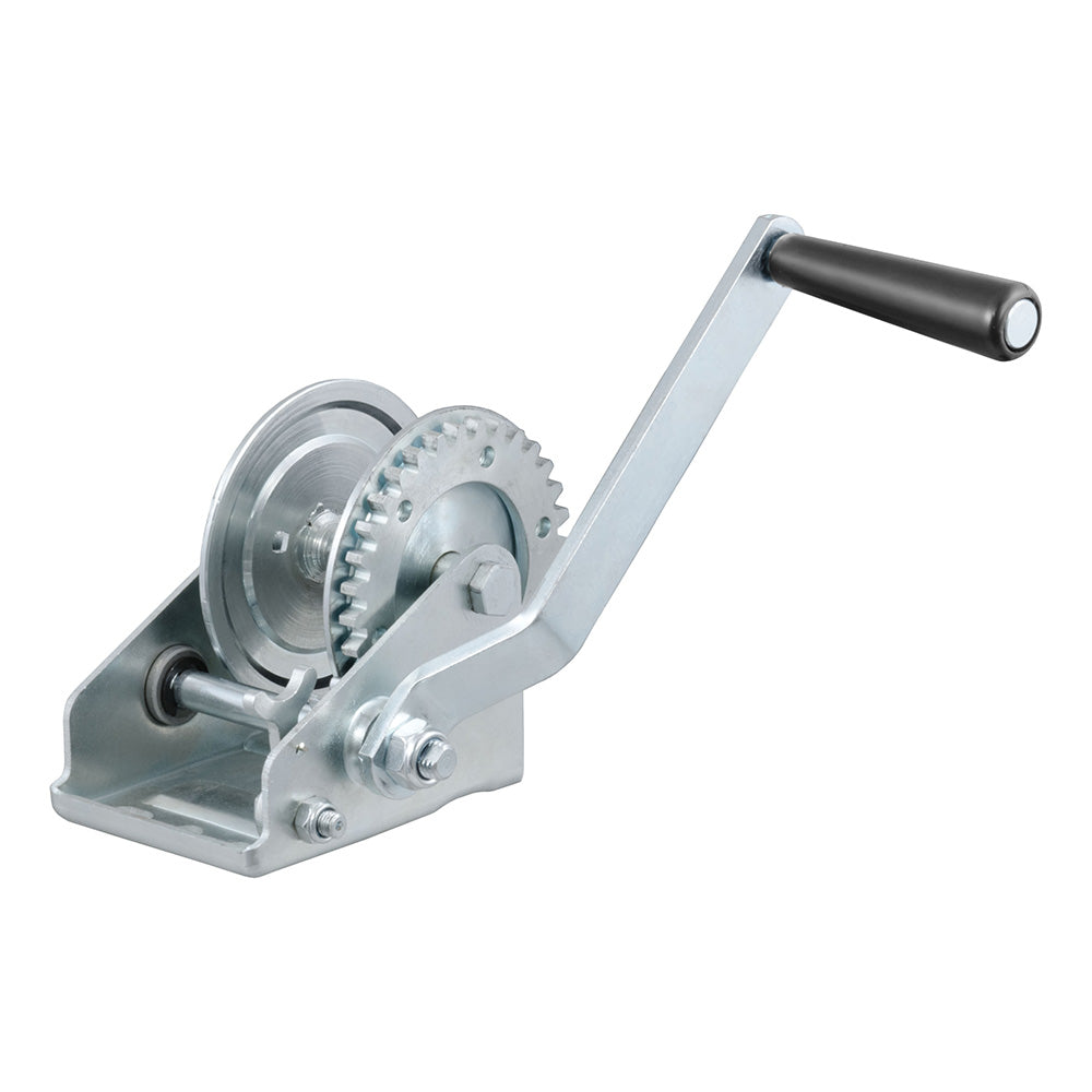 CURT Hand Crank 900 lb. Winch - 6-1/2