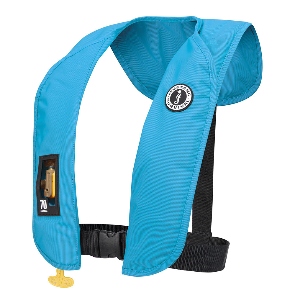 Mustang MIT 70 Manual Inflatable PFD - Azure (Blue) [MD4041-268-0-202]