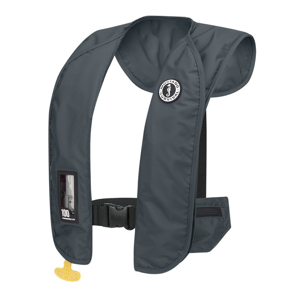 Mustang MIT 100 Convertible Inflatable PFD - Admiral Grey [MD2030-191-0-202]