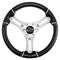 Schmitt Marine Torcello 14" Wheel - 04 Series - Polyurethane Wheel w/Chrome Trim  Cap - Brushed Spokes - 3/4" Tapered Shaft [PU043144-12R]