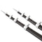 Tigress 15' XD 3K Carbon Fiber Telescoping Outrigger Poles - Matte Black/Silver - Pair [88679-7]