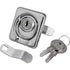 Sea-Dog Surface Mount Locking Ring Pull - Stamped 304 Stainless Steel/Die Cast Zinc Lock [221831-1]