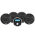 Aquatic AV Economy Gauge Stereo/Speakers Kit - Black [EG100]