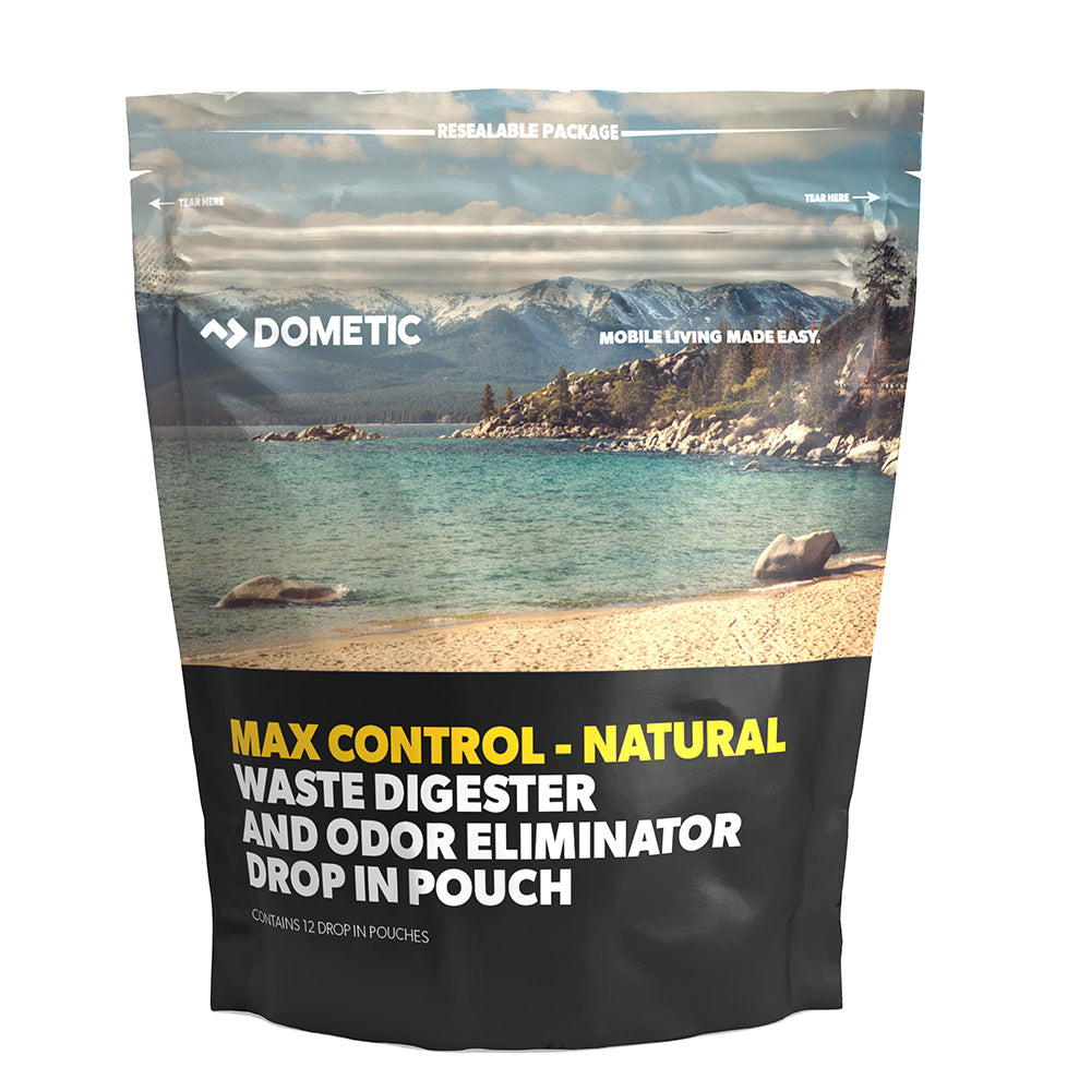 Dometic Max Control Waste Digester  Odor Eliminator Drop-In Pouch - 12-Pack [9620000730]
