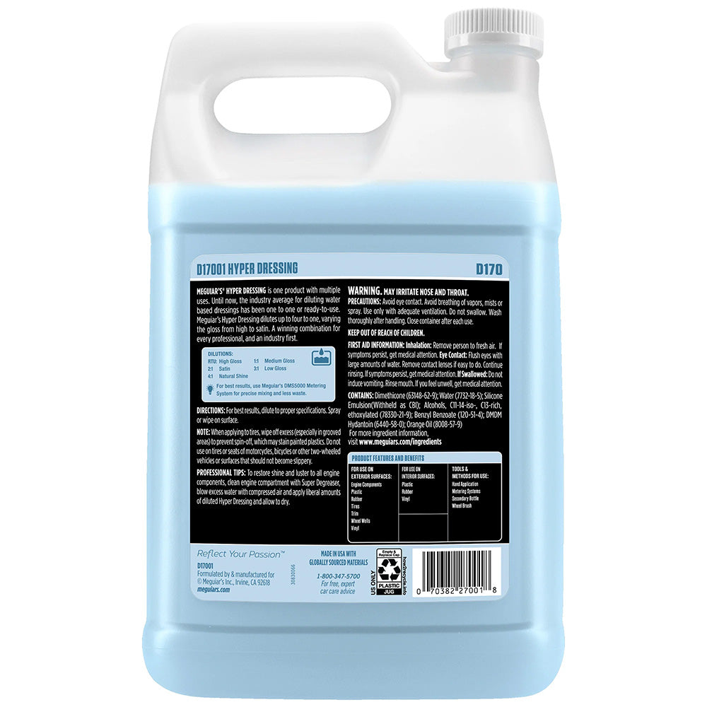 Meguiar's Hyper Dressing - 1 Gallon [D17001]