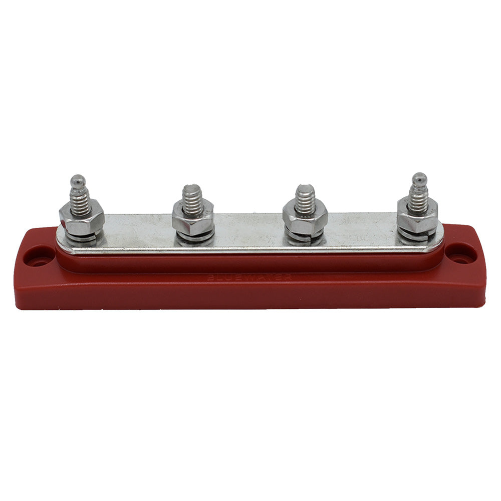 Bluewater Common Stud Busbar 4 Gang - Red [312303-B-025]