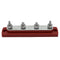 Bluewater Common Stud Busbar 4 Gang - Red [312303-B-025]