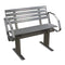 Springfield Aluminum Dock Bench w/Arms [1099050-2A]