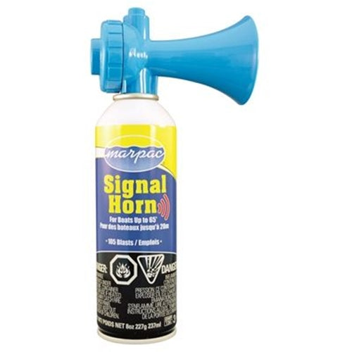 Air Horn - 120dB, 8oz, Up to 105 Blasts for Marine Safety