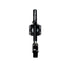 Powerwinch Select Series Jack - 1000lb, Weld-On, Single Wheel, Carbon Black [21400-J-1000-W1-B-R]