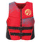 Full Throttle Men's Rapid-Dry Flex-Back Life Jacket - L - Red/Black [142500-100-040-26]