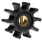 Jabsco Impeller Kit - Neoprene - 10 Blade - 2" Diameter x 7/8" Wide - Slotted Shaft Pin Drive - Brass Insert - 15/32" Shaft Diameter [18653-0001-P]