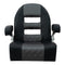 Springfield Console Helm Flip-Up - Black-Grey [1042035-BLK]