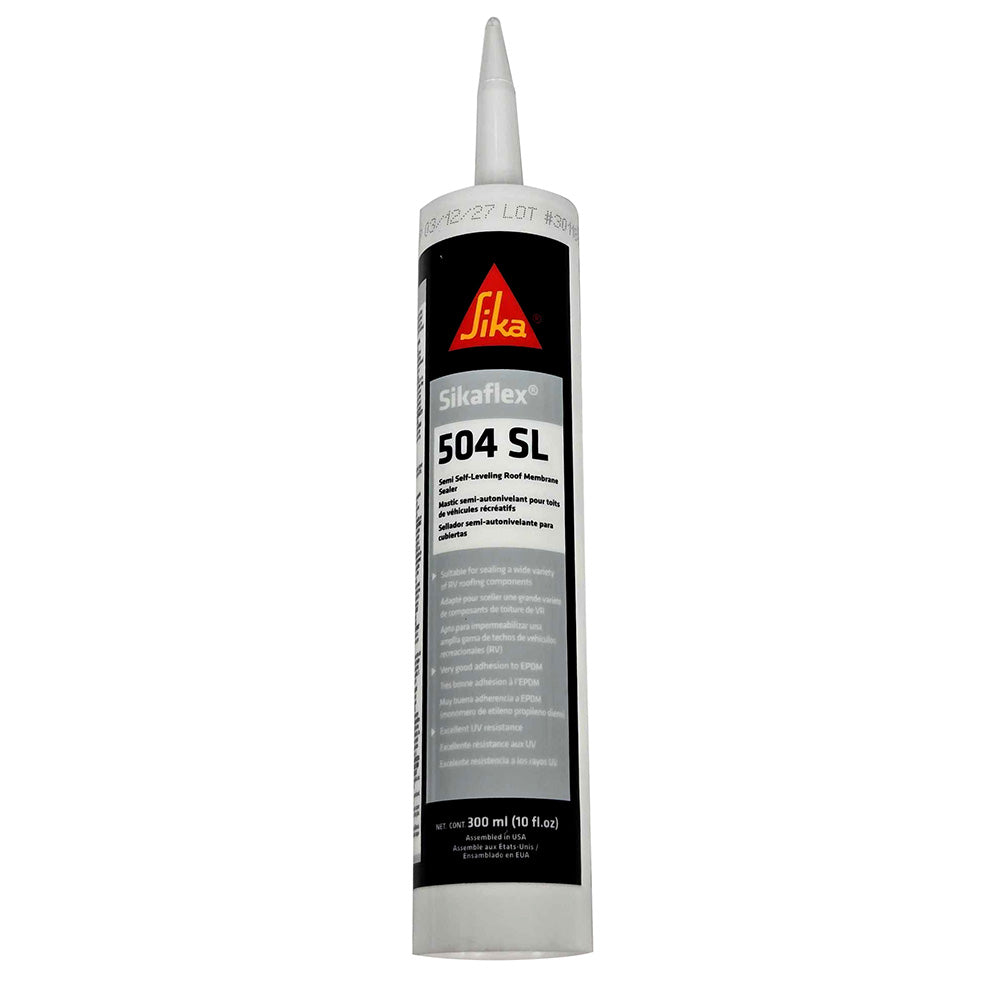 Sika Sikaflex-504 SL Semi Leveling Roof Membrane Sealer - White - 300ml [875379]