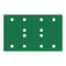 RUPES PROCUT Film Abrasive Sheet 80mm x130mm (3.15" x 5.1") - 12 Holes - P68 Grit *Box of 100pcs [9.45FB080]