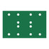 RUPES PROCUT Film Abrasive Sheet 80mm x130mm (3.15" x 5.1") - 12 Holes - P68 Grit *Box of 100pcs [9.45FB080]