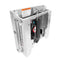 Bob's Machine 4" Setback Action Series Hydraulic Jack Plate - Silver [100-104101-NOPC-NOSPN-NG]