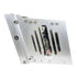 Bob's Machine 14" Setback Action Series Hydraulic Jack Plate - Silver [100-114001-NOPC-NOSPN-NG]