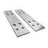 Bob's Machine Reversible Transom Wedges 2 Degrees - Aluminum Finish [319-100001-NOPC]