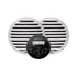 Aquatic AV GS2 Gauge Stereo  Pair of EC651 6.5" White Speakers [CK303]