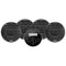 Aquatic AV GS2 Gauge Stereo  2 Pairs of EC652 6.5" Black Speakers [CK306]