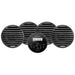 Aquatic AV GS2 Gauge Stereo  2 Pairs of EC652 6.5" Black Speakers [CK306]