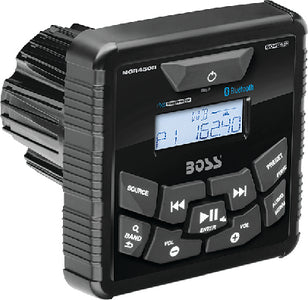 BLUETOOTH<sup>&reg;</sup> WEATHERPROOF IN-DASH GAUGE DIGITAL MEDIA AM/FM RECEIVER (BOSS AUDIO)