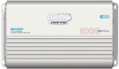 BOSS AUDIO SYSTEMS  WATT/4 CHANNEL MARINE AMPLIFIER MR1000