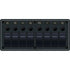 Blue Sea 8371 Water Resistant Panel - 8 Position - Black - Horizontal Mount [8371]