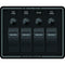Blue Sea 8372 Water Resistant 4 Position - Black - Horizontal Mount Panel [8372]