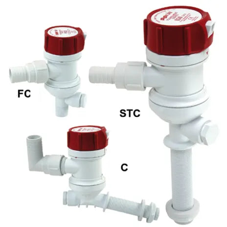 Rule 401C Tournament Series Livewell Aerator Pump - 500 GPH, Angled Inlet, Removable Cartridge