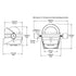 Ritchie HB-845 Helmsman Steel Boat Compass - Bracket Mount - Black [HB-845]