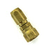Parker 2TFMS-6-5B Marine Hose Fitting, 5/16" ID Straight Brass Hydraulic Steering Connector