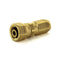 Parker 2TFMS-6-5B Marine Hose Fitting, 5/16" ID Straight Brass Hydraulic Steering Connector