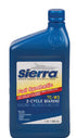 FULL SYNTHETIC TC-W3 2-STROKE OUTBOARD OIL (SIERRA)  	18-9540-3