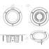 Lumitec Shadow - Flush Mount Down Light - White Finish - White Non-Dimming [114123]