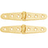 Whitecap Strap Hinge - Polished Brass - 6" x 1-1/8" - Pair [S-0605BC]
