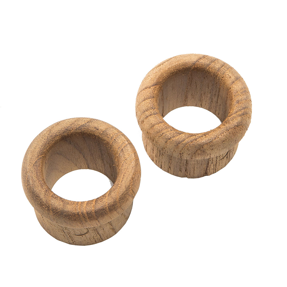 Whitecap Teak Finger Pull - 5/8" Barrel Length - 2 Pack [60145-A]