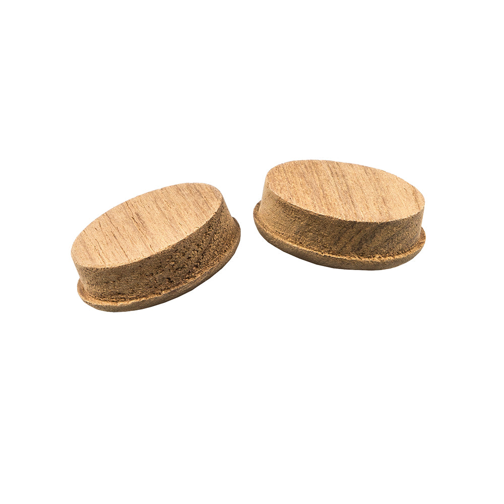 Whitecap Teak Round Drawer Pull - 1-3/8