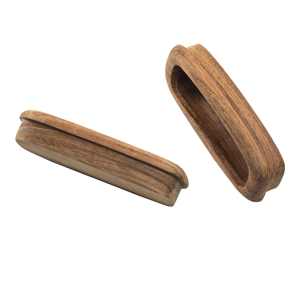 Whitecap Teak Rectangular Drawer Pull - 3-1/4