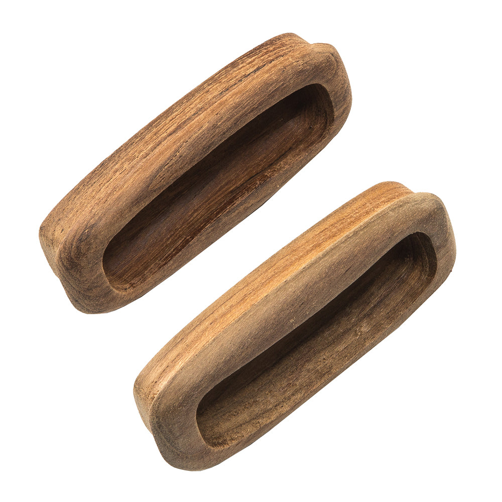 Whitecap Teak Rectangular Drawer Pull - 3-1/4