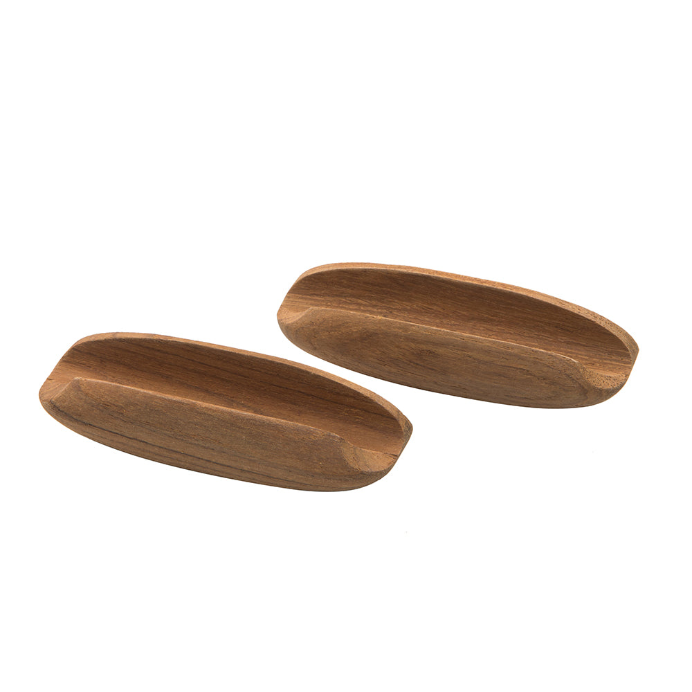 Whitecap Teak Oval Drawer Pull - 4