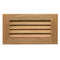 Whitecap Teak Louvered Insert - 6-3/8" x 11-3/16" x 3/4" [60714]