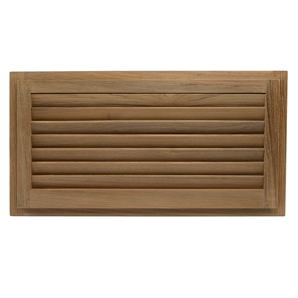 Whitecap Teak Louvered Insert - 9-3/8