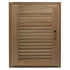 Whitecap Teak Louvered Door & Frame - Right Hand - 15" x 20" [60724]