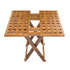Whitecap Teak Grate Top Fold-Away Table [60030]