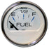 Faria Chesapeake White SS 2" Fuel Level Gauge (E-1/2-F) [13801]