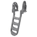 Dock Edge Stand-Off Flip-Up Polyethylene Roto Molded 4-Step Dock Ladder - Grey [DE2084F]